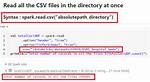 Provide Schema While Reading Csv File as a Dataframe