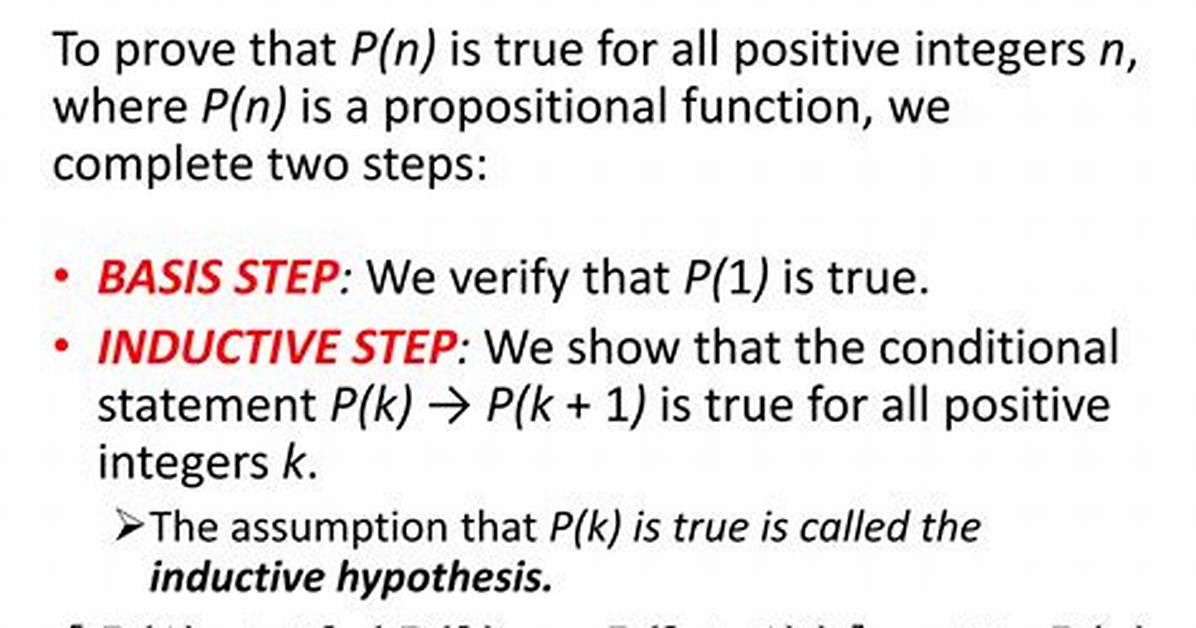 Proving a Conditional Statement by Induction