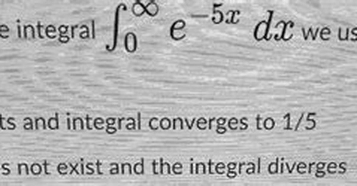 Proving Integral Diverges Limits