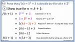 Proving the Division Algorithm Using Induction