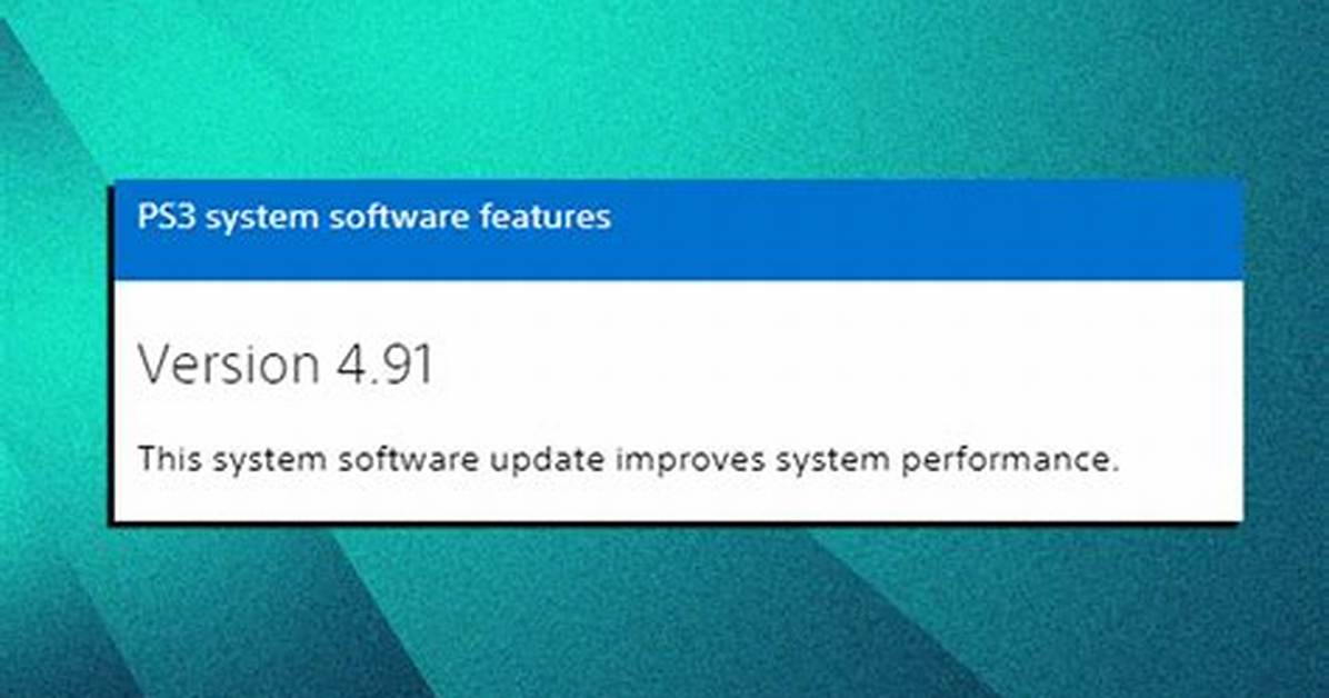 Ps3 Update