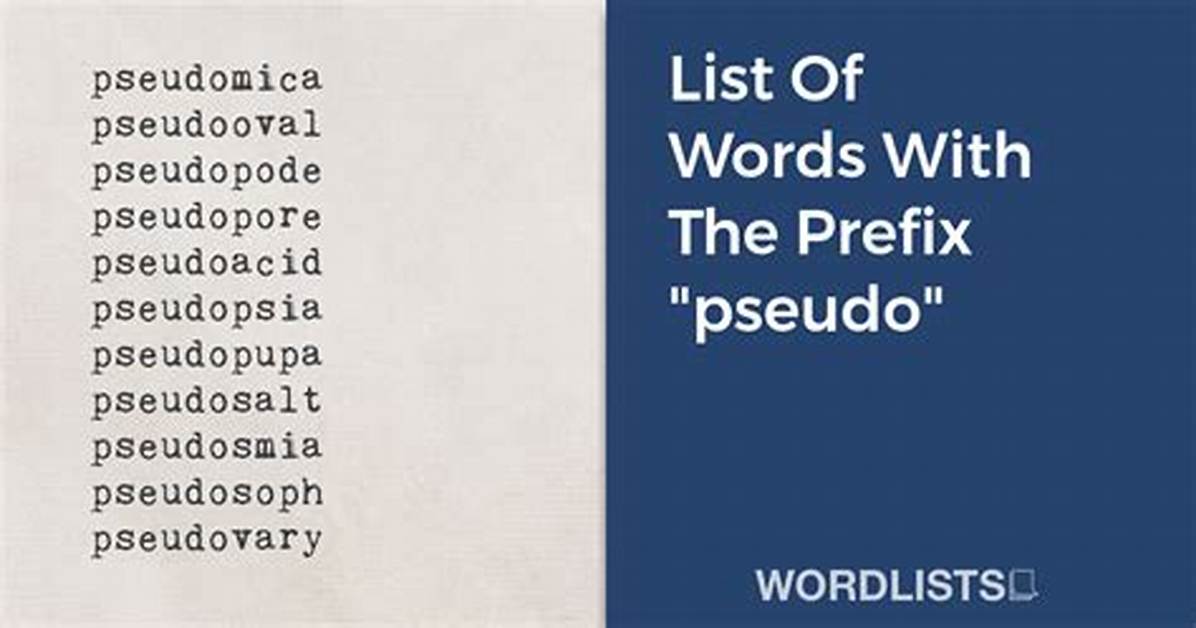 Pseudo Prefix