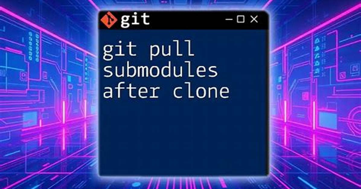 Pull Git Submodules After Cloning Project from Github