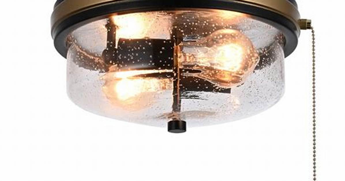 Pull String Light Fixture
