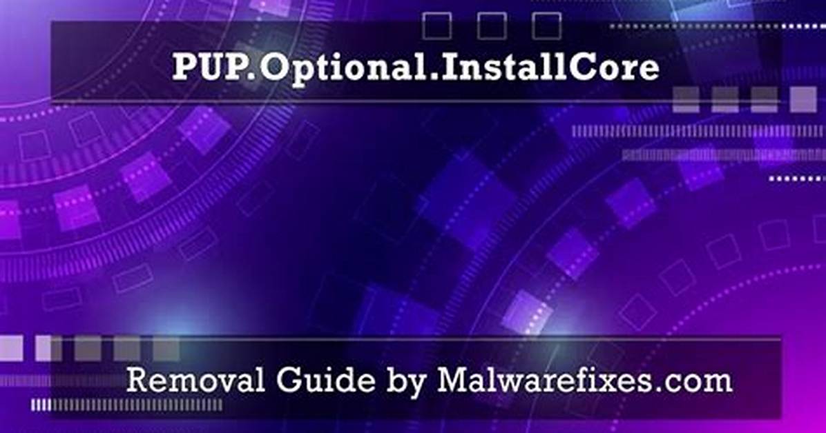 Pup. Optional. Installcore