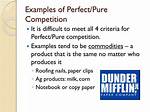 Pure Competition Examples