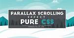 Pure Css Parallax Effect Issue
