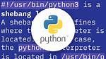 Purpose of #! /Usr/Bin/Python3 Shebang