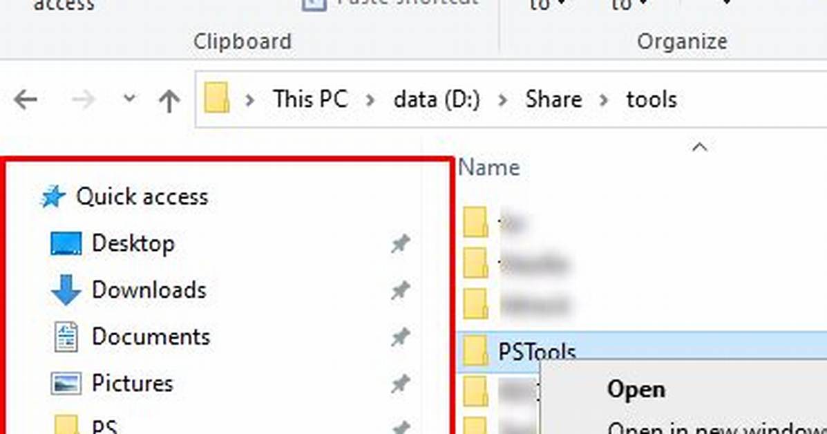 Put Links Folder Replacing Quick Access