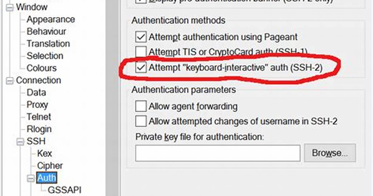Putty Access Denied