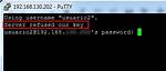 Putty: Getting Server Refused Our Key Error