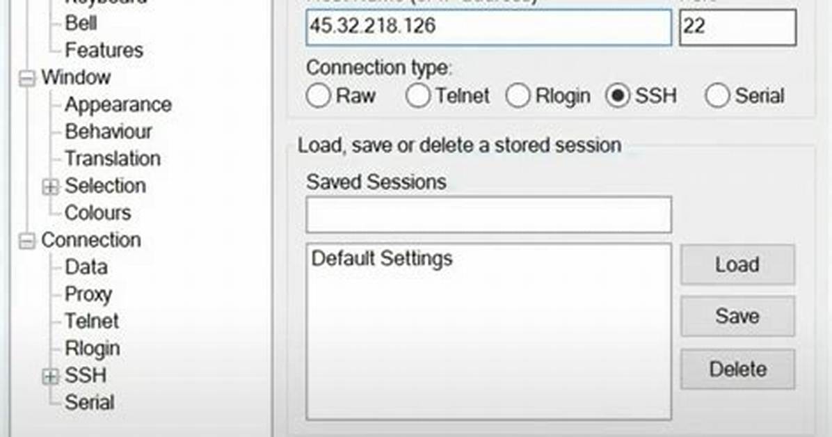 Putty Windows 10