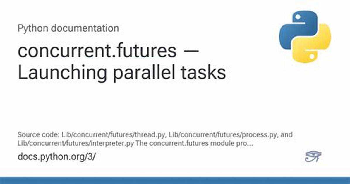 Python 3 Concurrent. Futures - Process for Loop in Parallel