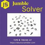 Python Algorithm - Jumble Solver [Closed]