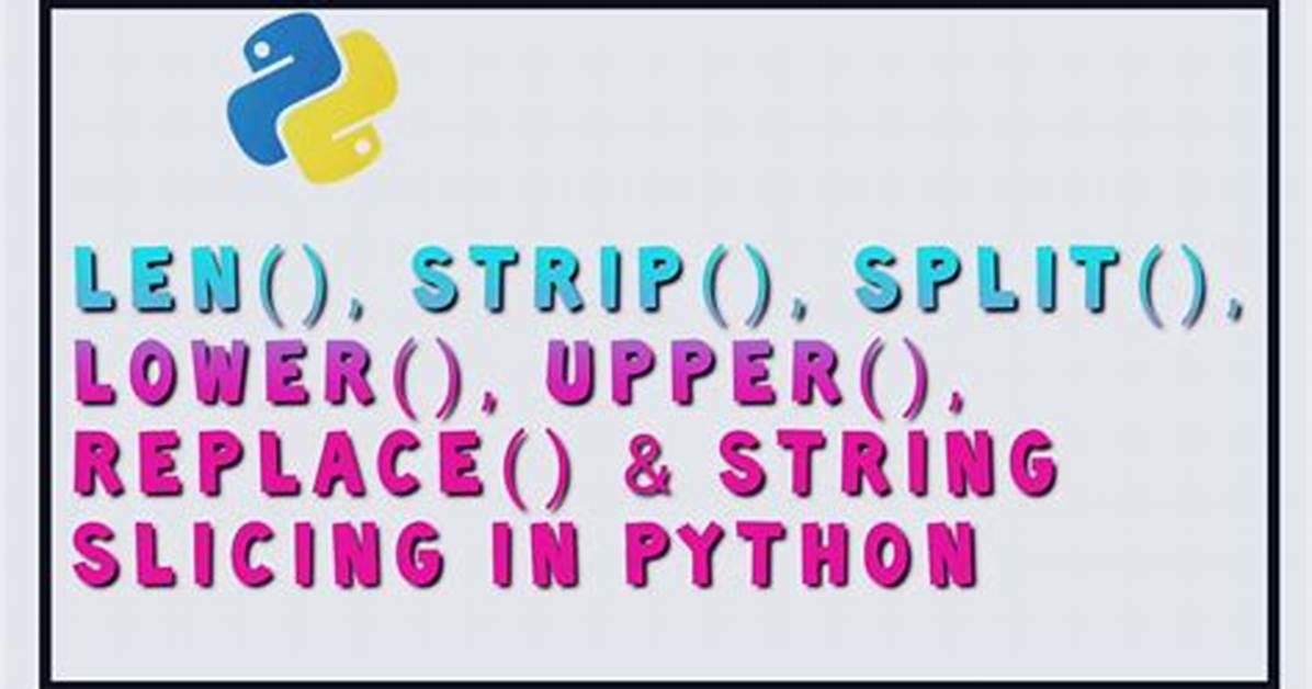 Python: Apply Lower() Strip() and Split() in One Line