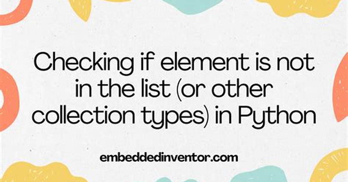 Python: Check If Element Is Not in Two Lists?