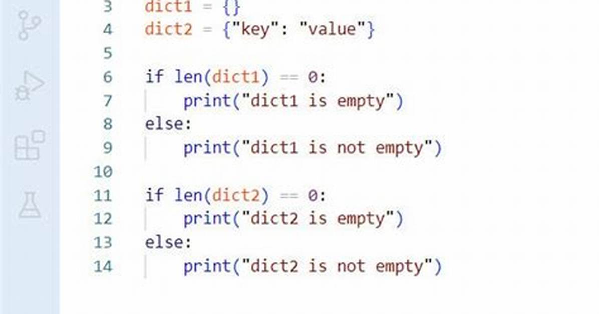 Python: Checking If a 'Dictionary' Is Empty Doesn't Seem to Work