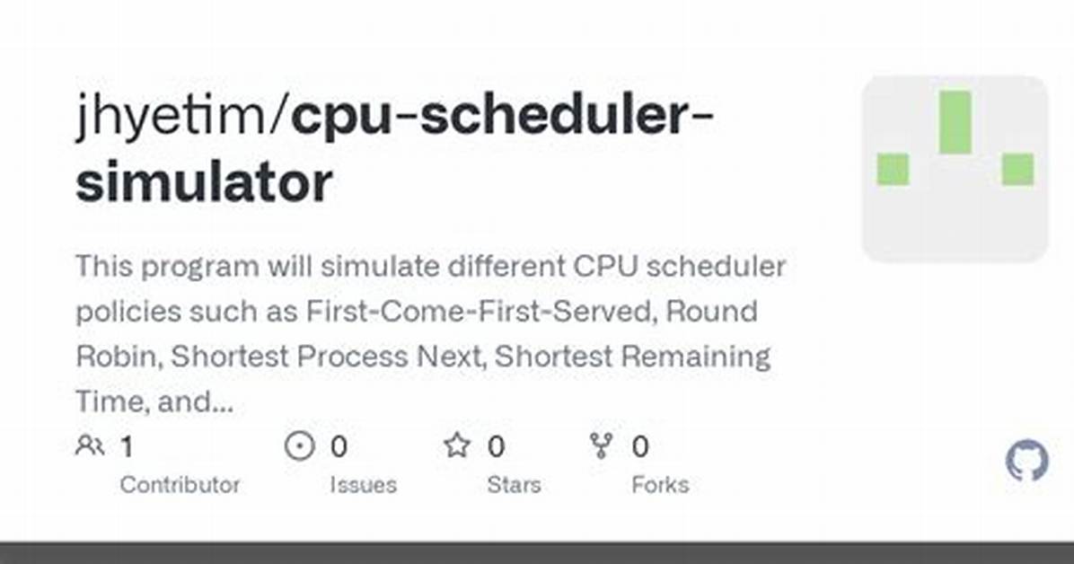 Python Cpu Scheduler Simulator