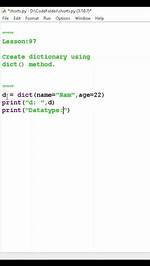 Python: Create Dictionary Using Dict() with Integer Keys?