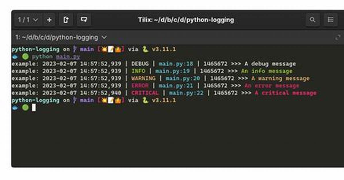 Python Custom Logging Fomatter Using Rich