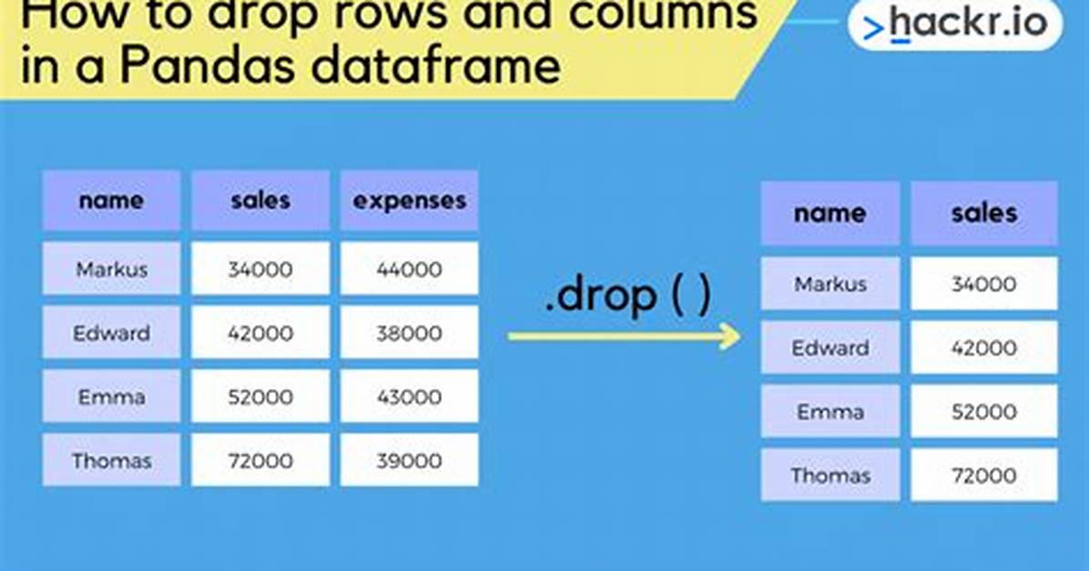 Python Dataframe Pandas Drop Column Using Int