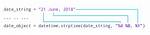 Python Date String to Date Object