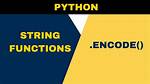 Python Default String Encoding
