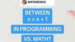 Python Difference Between X = X+1 and X += 1 [Duplicate]