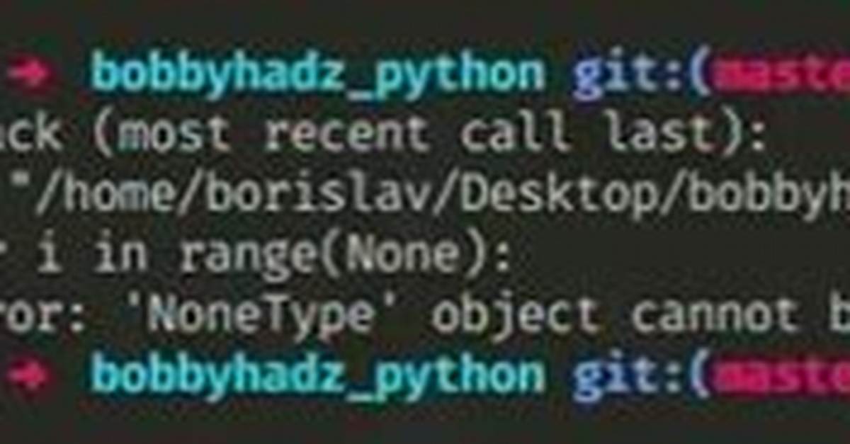 Python Error 'Nonetype' Object Cannot Be Interpreted as an Integer Issue?