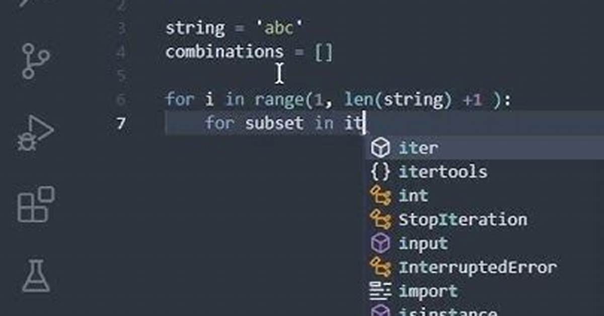 Python Every Possible Combination of a String