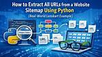Python, Extract Urls from Xml Sitemap That Contain a Certain Word