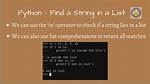 Python: Find in List
