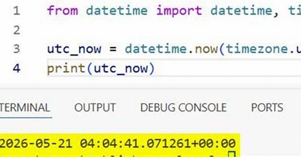 Python - Get Current Utc Time. Ignore Computer Clock Always