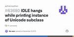 Python Hangs When Printing Some Unicode C1 Control Characters, Not in a Consistent Manner