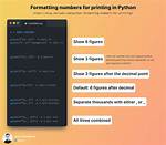Python Integer Formatting