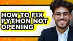 Python Is Not Opening. Py Files [Closed]