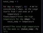 Python Loop for Temperature [Closed]