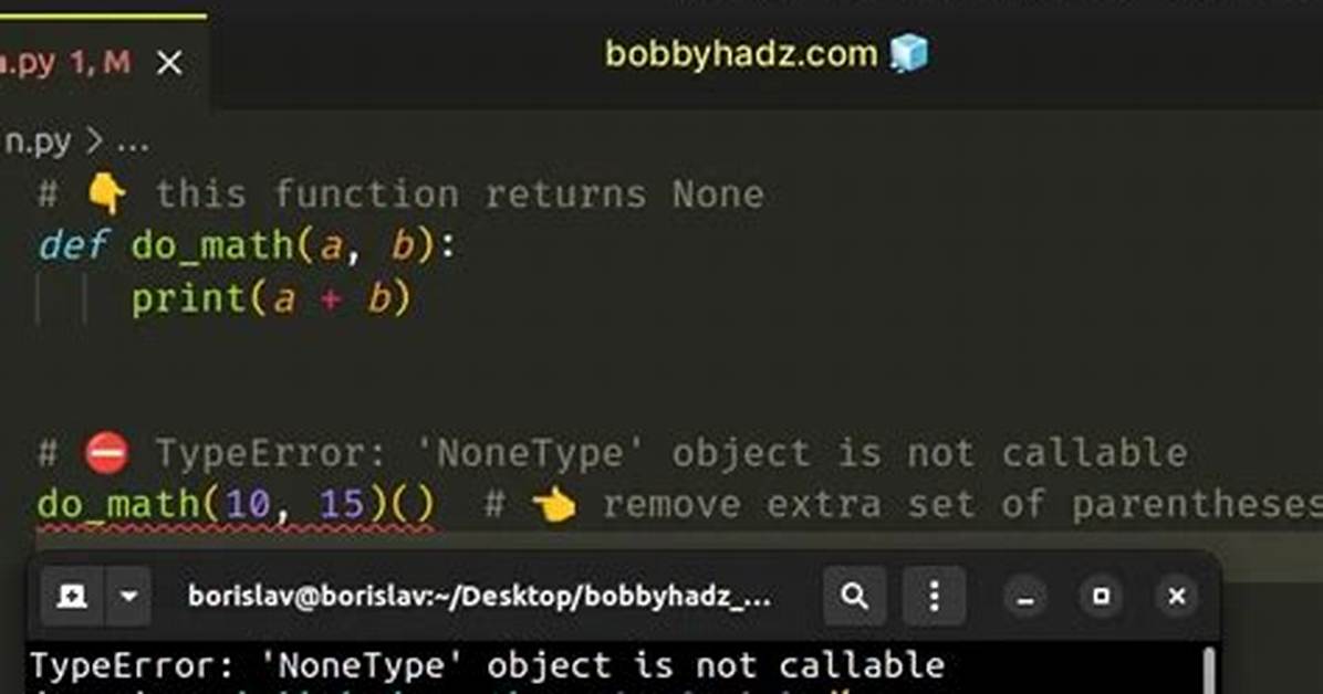 Python Math - Typeerror: 'Nonetype' Object Is Not Subscriptable