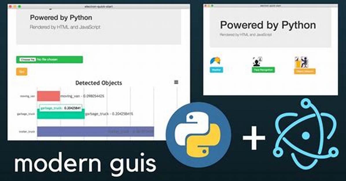 Python on Electron Framework