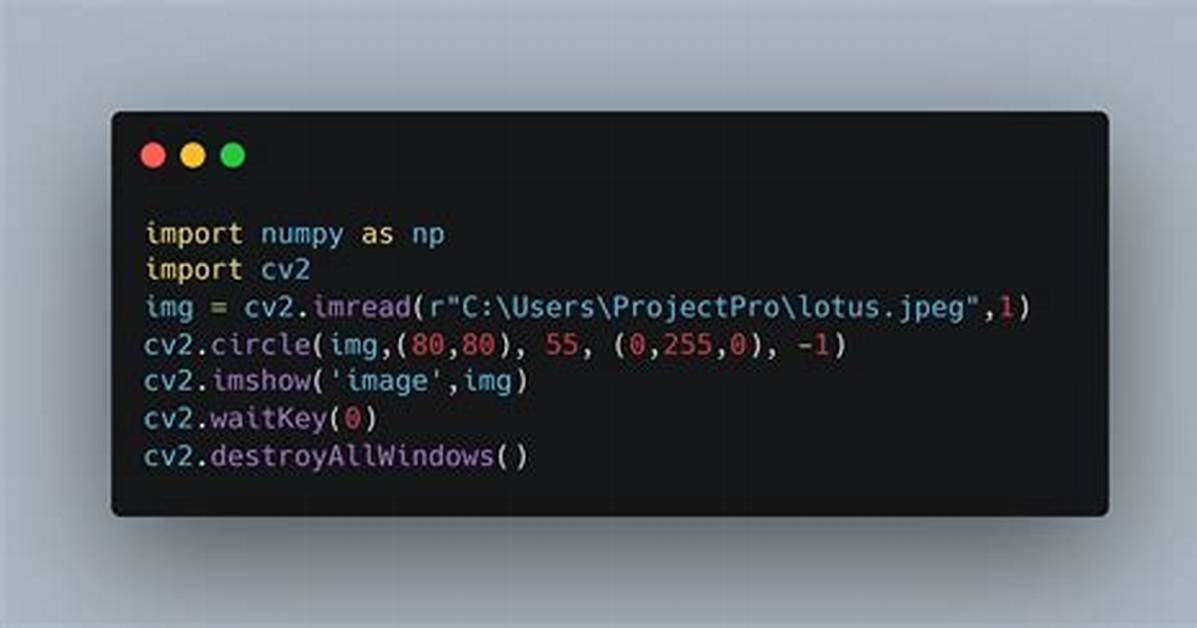 Python+Opencv: Cv2. Imwrite
