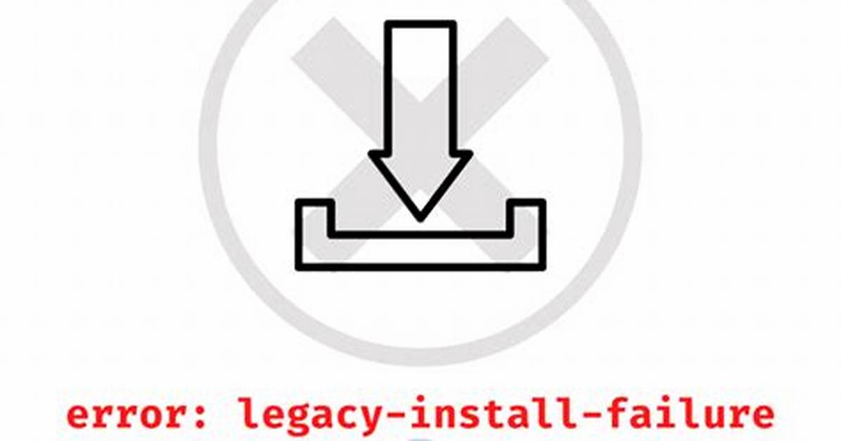 Python Pip: "Error: Legacy-Install-Failure"