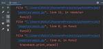 Python Print Stack Trace