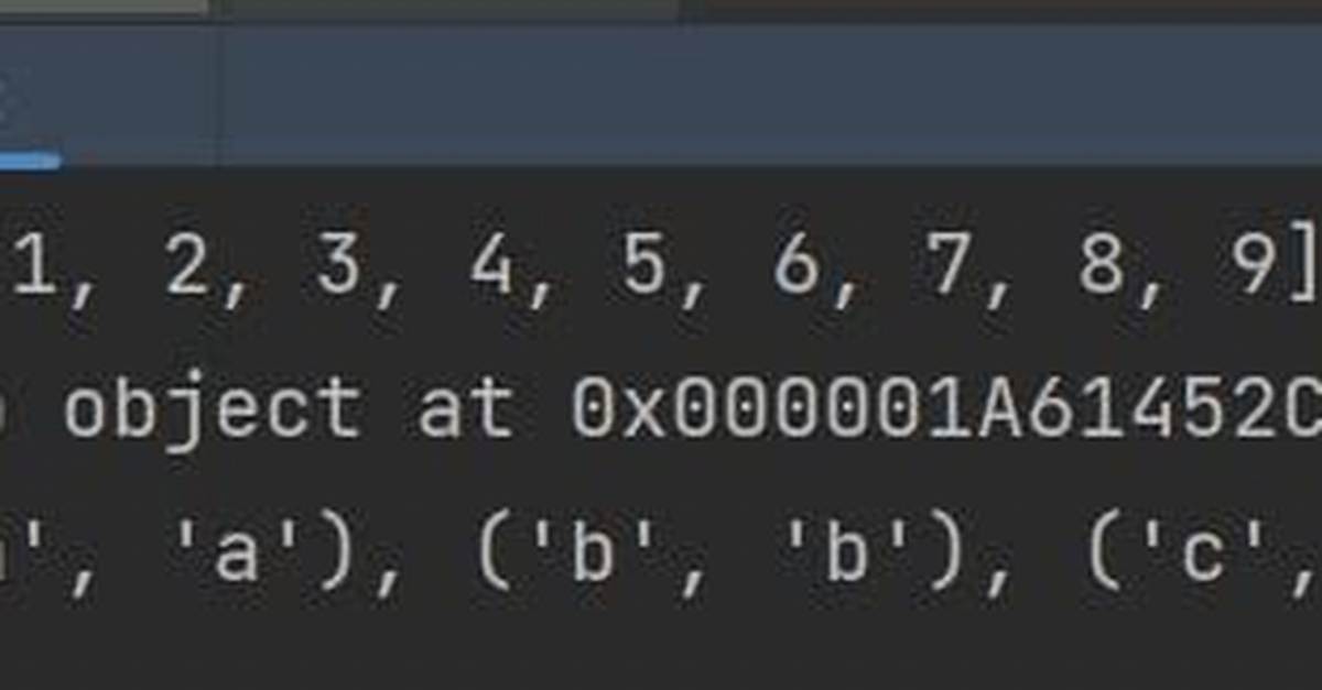 Python Range() and Zip() Object Type