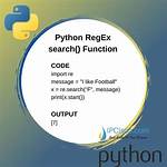 Python Re. Search