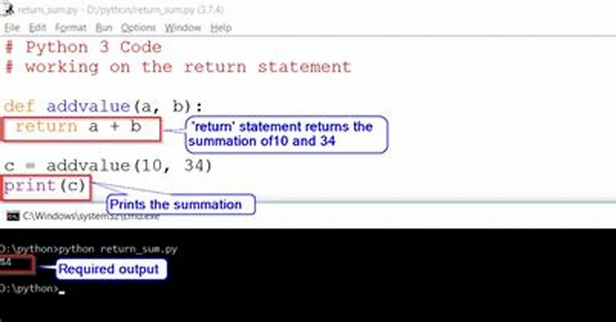 Python Return Statement Not Running