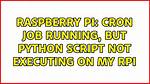 Python Script in Cron Is Not Running in Aws Ubuntu 14.04 Instance