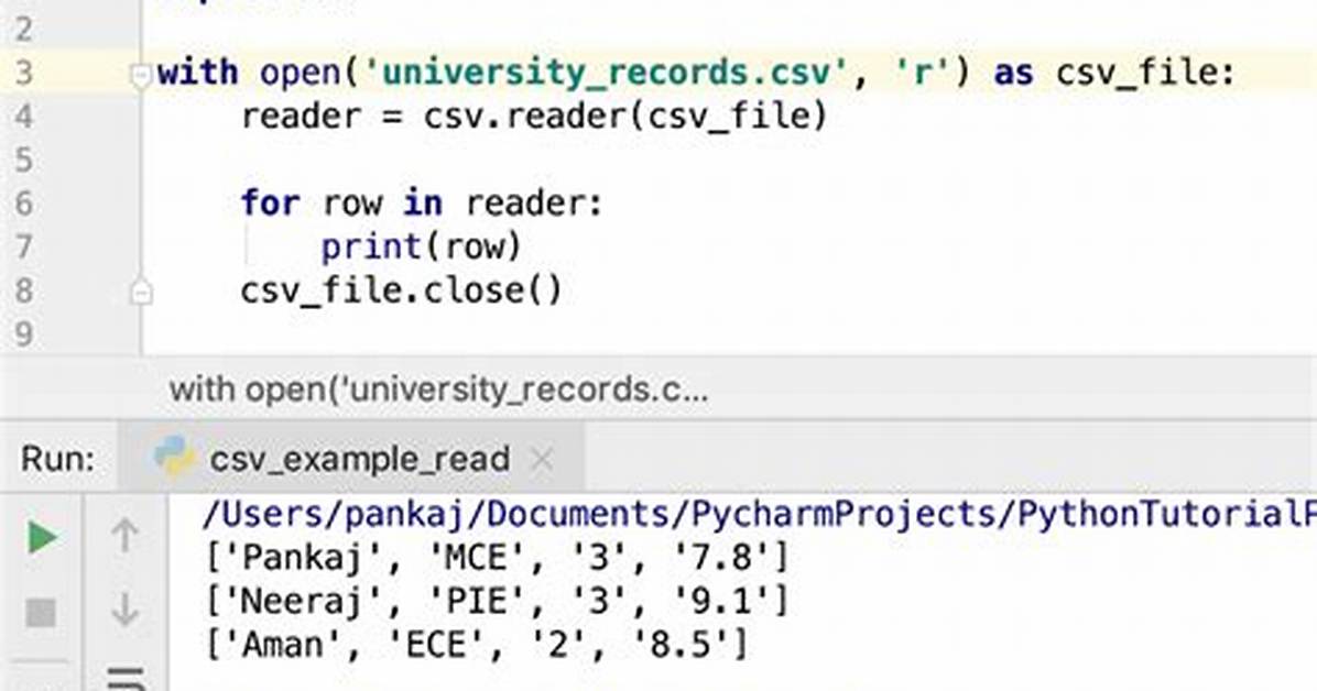 Python: Searching Csv and Return Entire Row