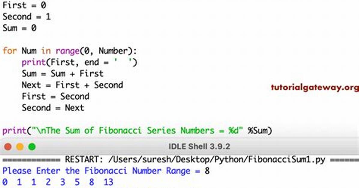 Python Sequence of Numbers