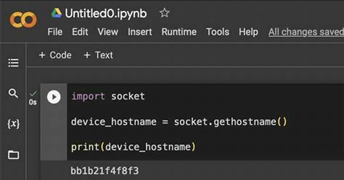 Python Socket. Gethostname