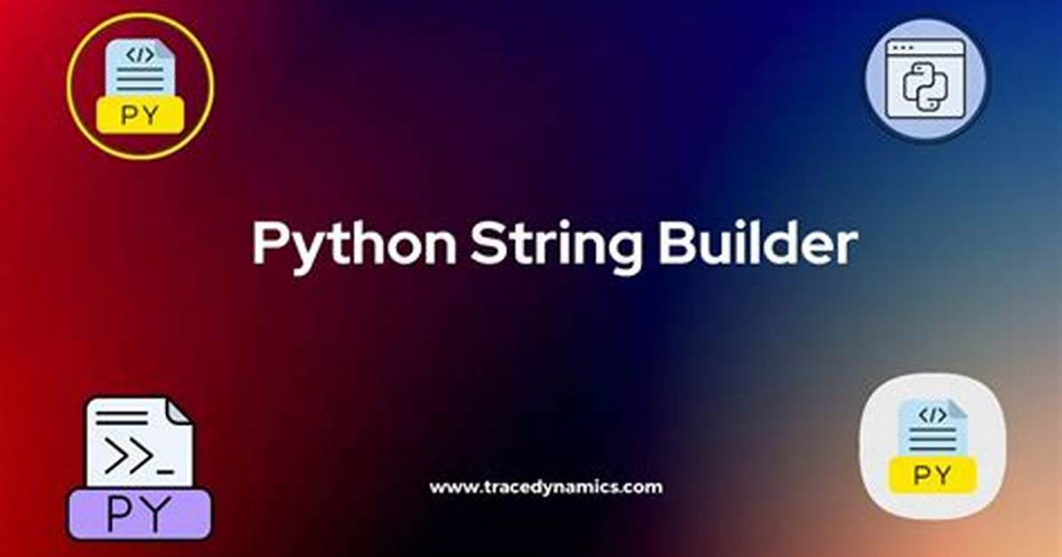 Python String Class Like Stringbuilder in C#?